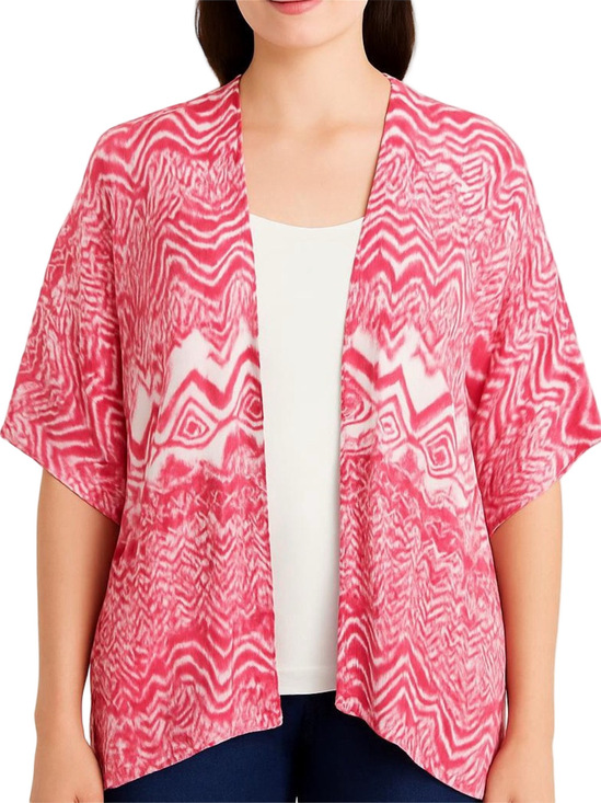 Chico's Tops - 03. WOMENS CHICO’S L/XL DETAIL KIMONO TOP
